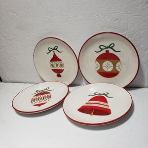 NEW! 2008 Set Of 4 MARTHA STEWART Dessert Plates